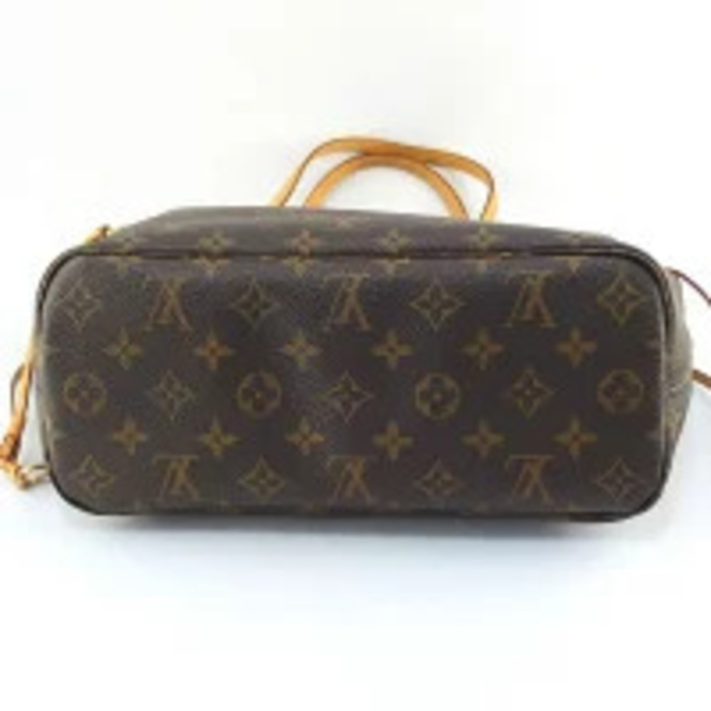 Louis Vuitton Tote Neverfull Monogram Bag Brown